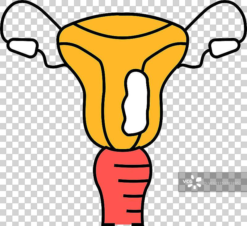 子宫内膜癌图标颜色图片素材