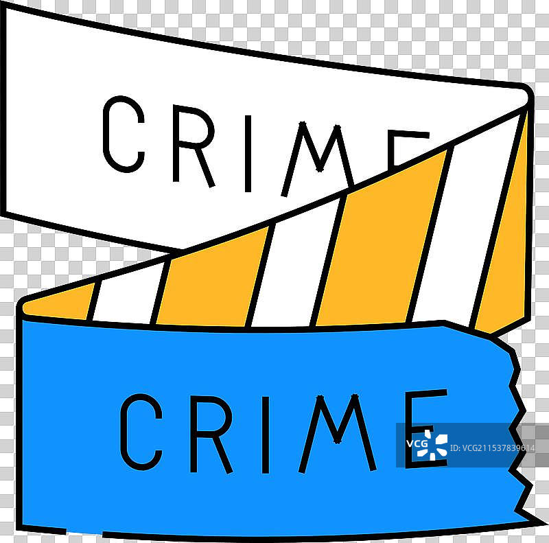 犯罪现场警戒带图标颜色图片素材
