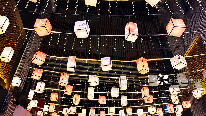 方形灯笼图片素材