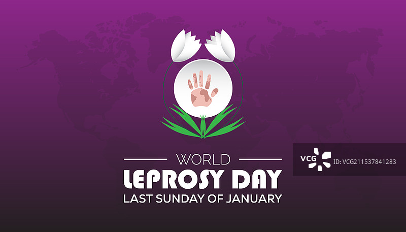 世界麻风日图片素材