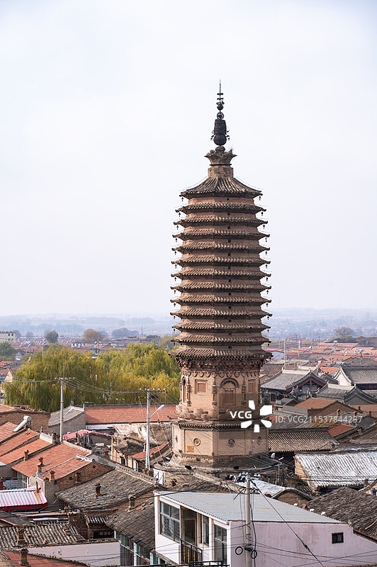 蔚县 南安寺塔图片素材