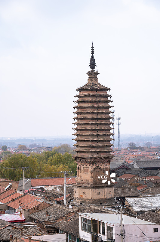 蔚县 南安寺塔图片素材