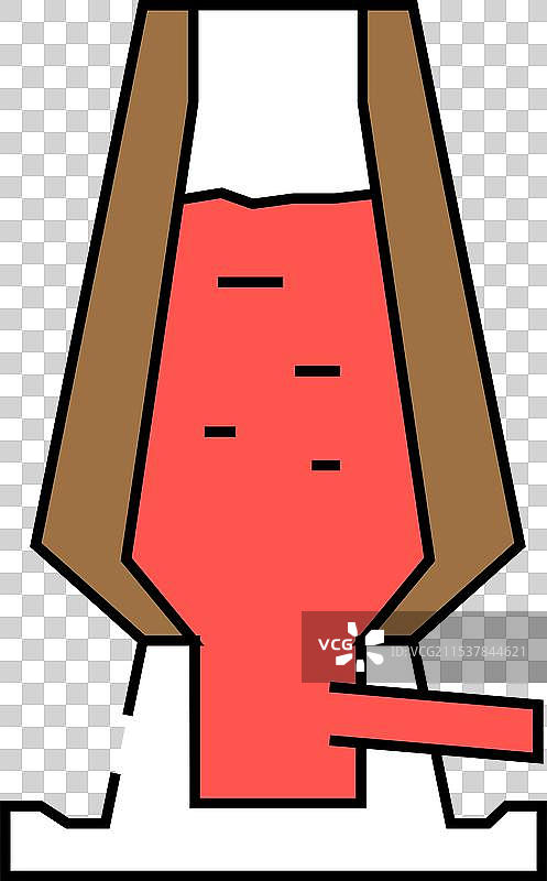 高炉钢铁生产图标 彩色图片素材