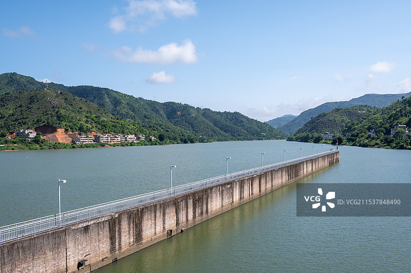 丰顺韩江东山水库图片素材