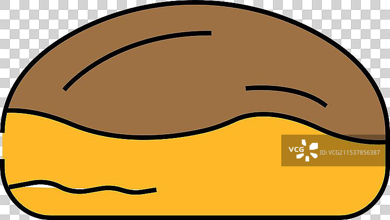 巧克力包子 食物 餐点 图标 颜色图片素材