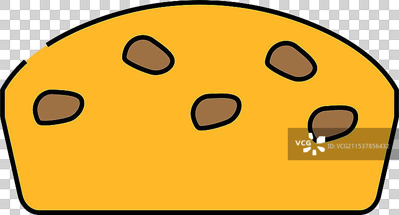 葡萄干面包食品餐点图标颜色图片素材