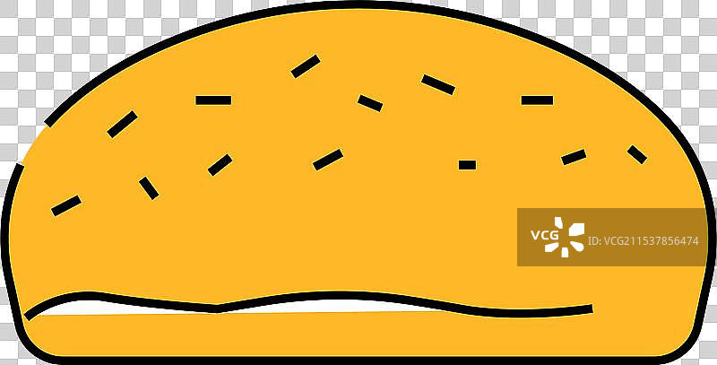 甜面包 食物 餐点 图标 颜色图片素材