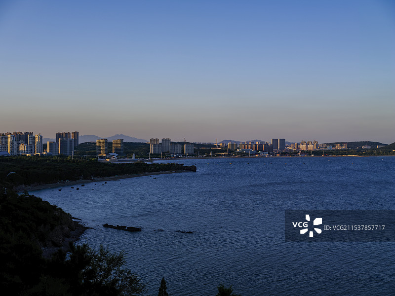 龙回头的黄昏图片素材