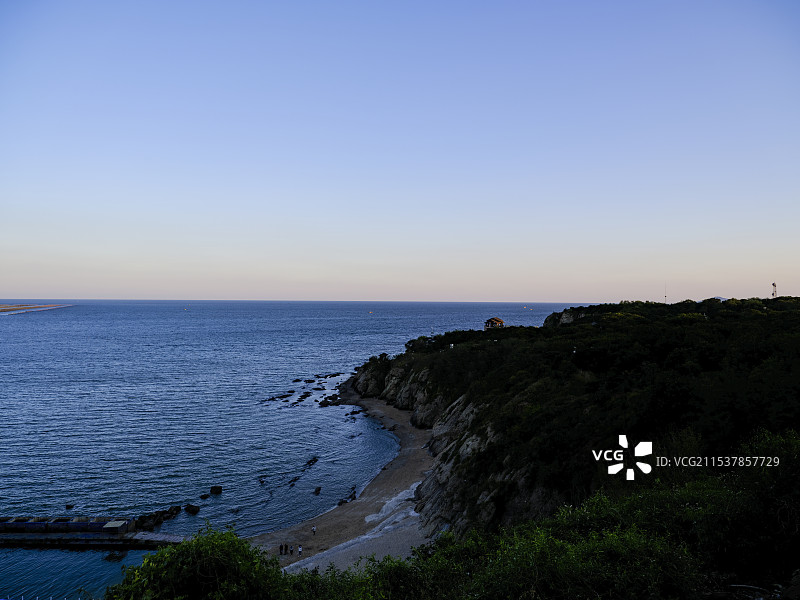 龙回头的黄昏图片素材