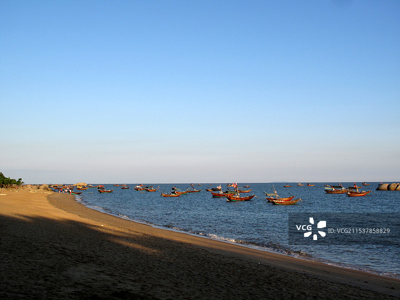 广西钦州市犀牛脚镇三娘湾景区图片素材