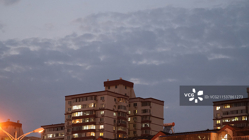 北京傍晚图片素材