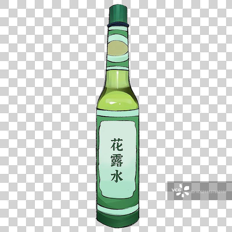 花露水防蚊虫叮咬喷雾液体手绘插画元素图片素材