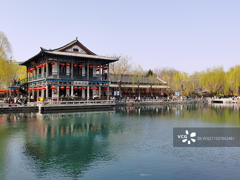 山东济南大明湖图片素材