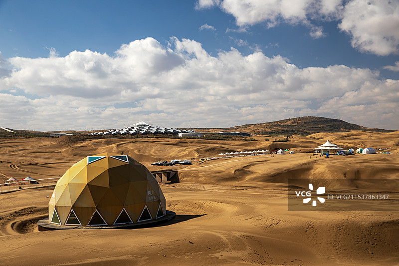 响沙湾-内蒙鄂尔多斯图片素材