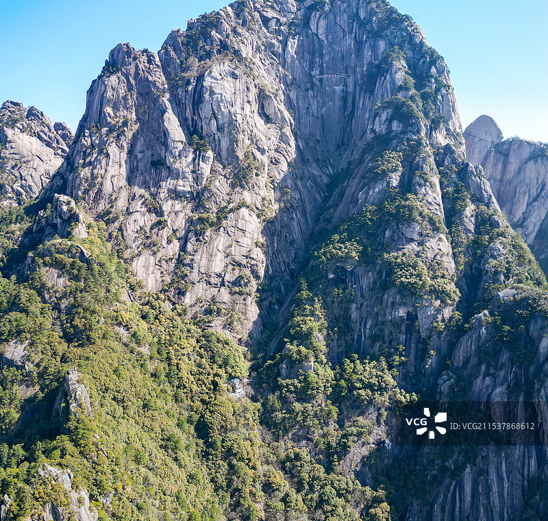 黄山 安徽 名山 景区 黄山市 航拍图片素材