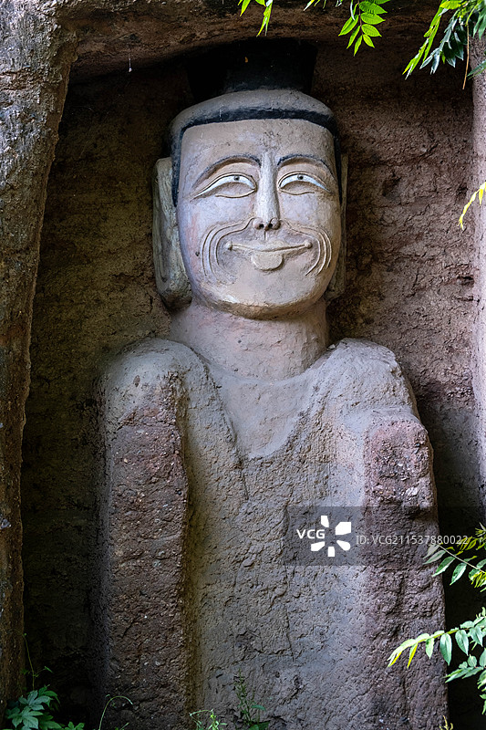 甘肃陇南西和县法镜寺石窟图片素材