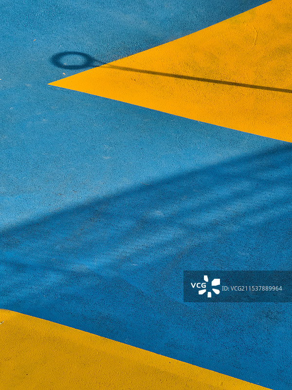 黄与蓝的地面图片素材