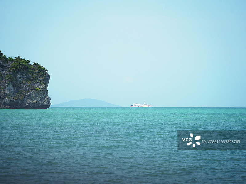 泰国苏梅岛岛屿与海面图片素材