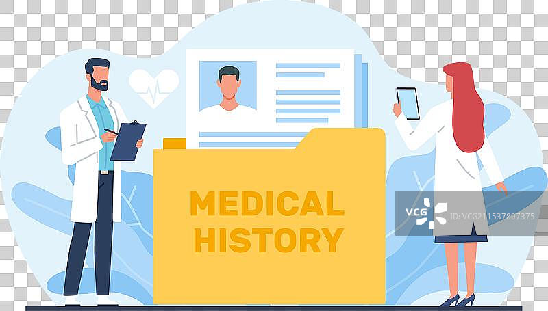 医生记录患者的病史图片素材