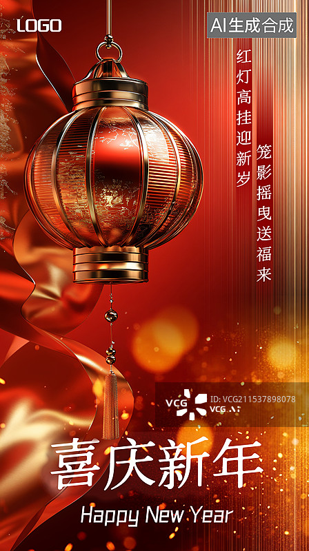 【AI数字艺术】节日海报，春节，元旦，新年图片素材