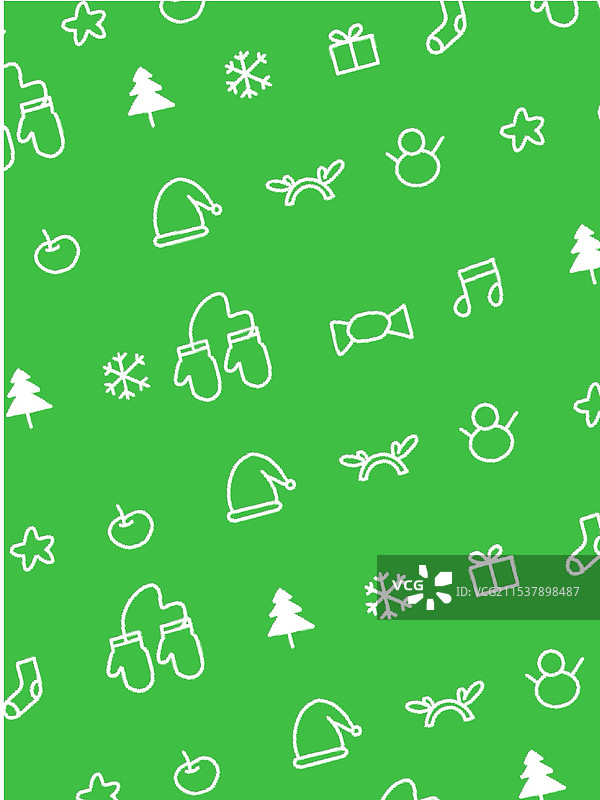 圣诞节元素贴纸手机壁纸海报背景图图片素材