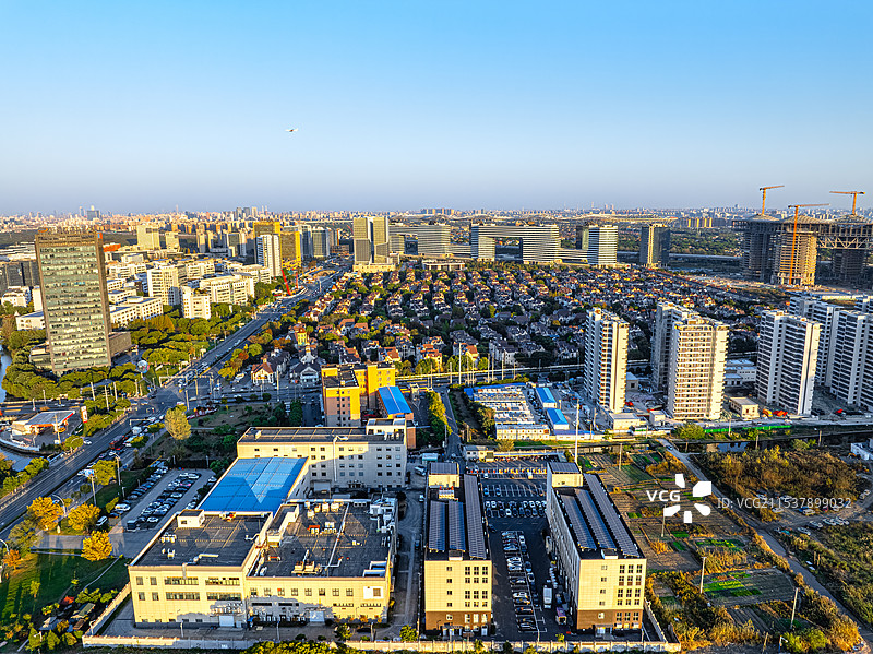 必维诚硕科技 英郡雷丁社区 上海松江新桥镇推动镇域经济转型发展 农村集体资产入股产业园区开发图片素材