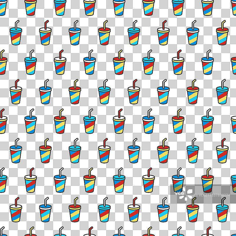 饮料汽水万花筒外卖图案图片素材