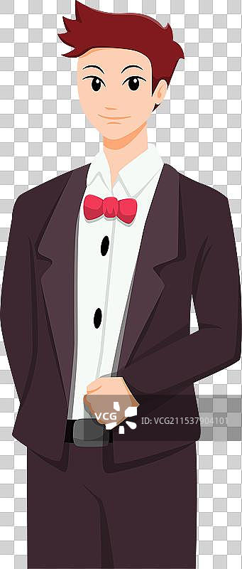 新郎婚礼角色设计图片素材