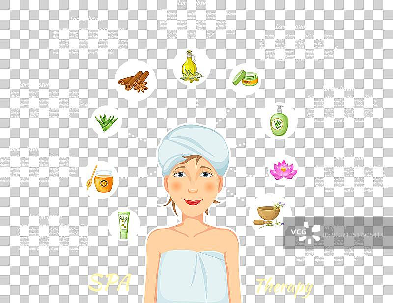 水疗疗法信息图表图片素材