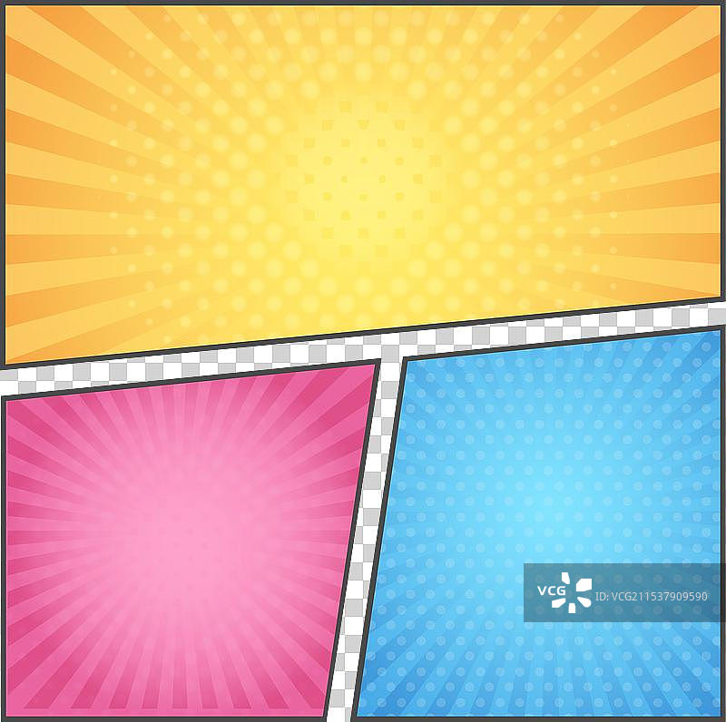 空白的卡通波普艺术背景抽象漫画图片素材