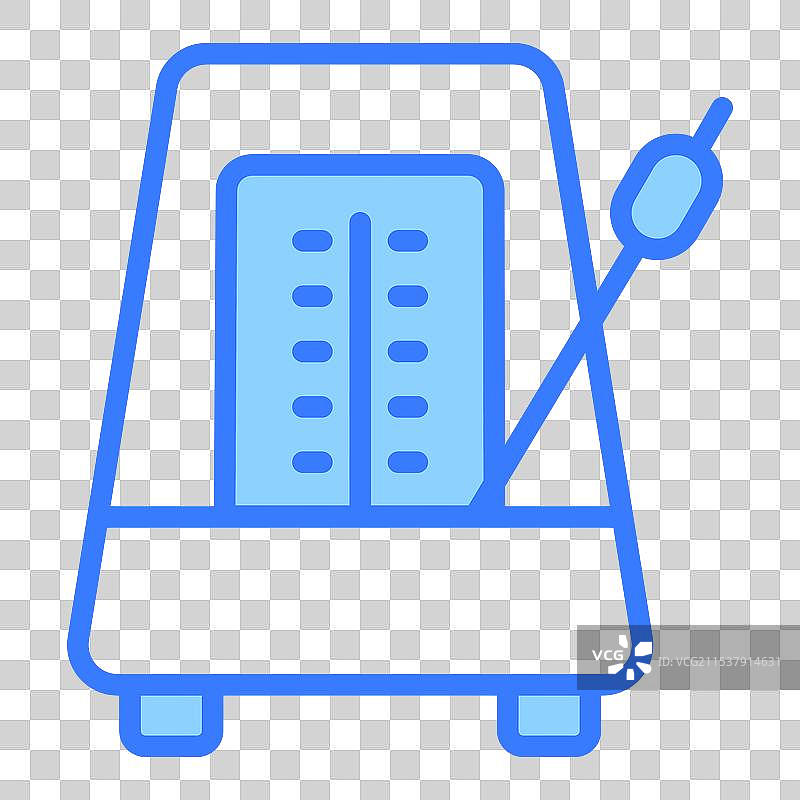 节拍器线条图标 学校与教育图标图片素材