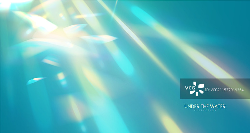 空灵的水下光线图片素材