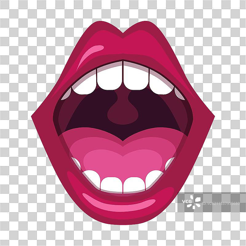 性感女性的红唇图片素材