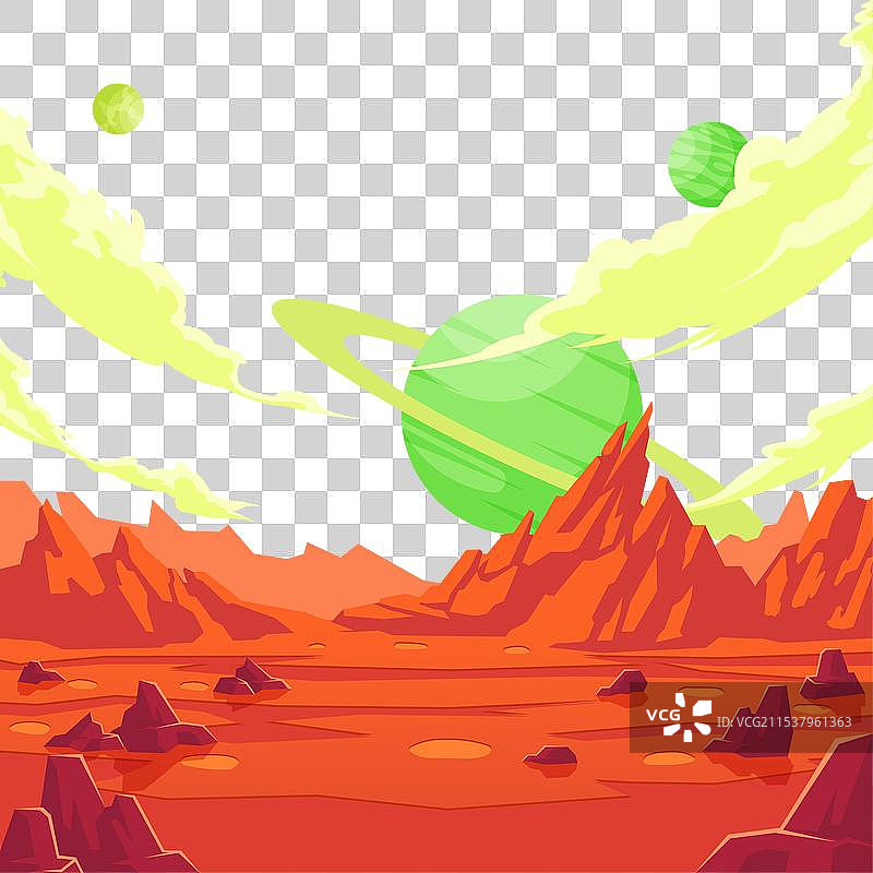 外太空火星行星景观背景图片素材