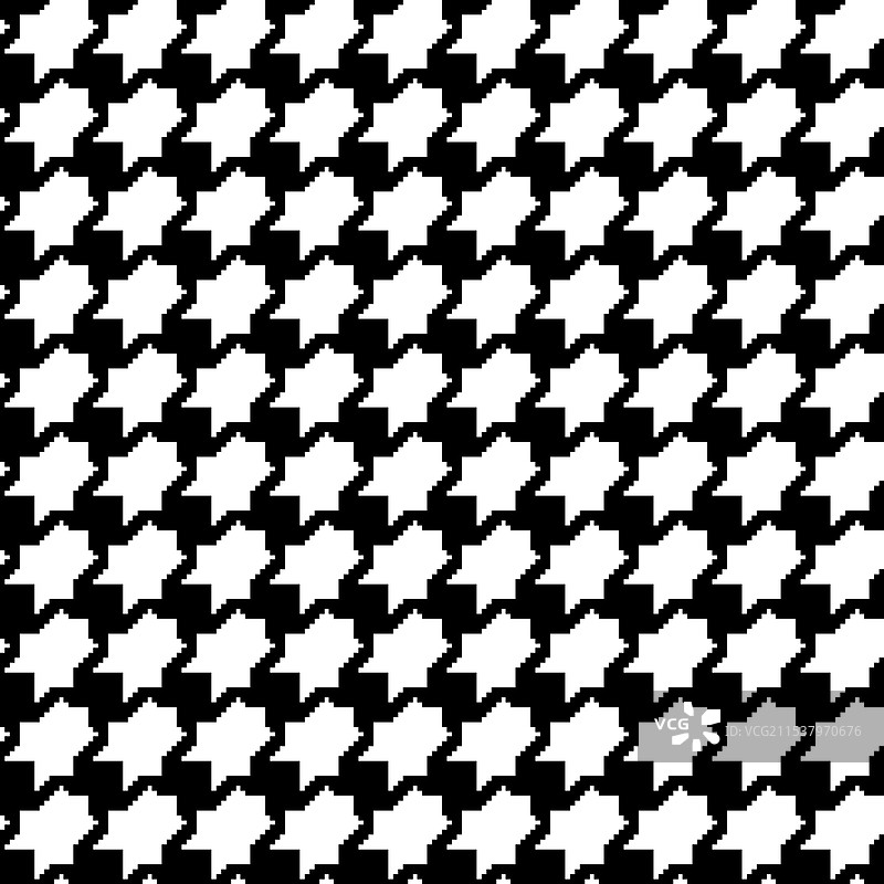 几何黑白无缝图案与图片素材