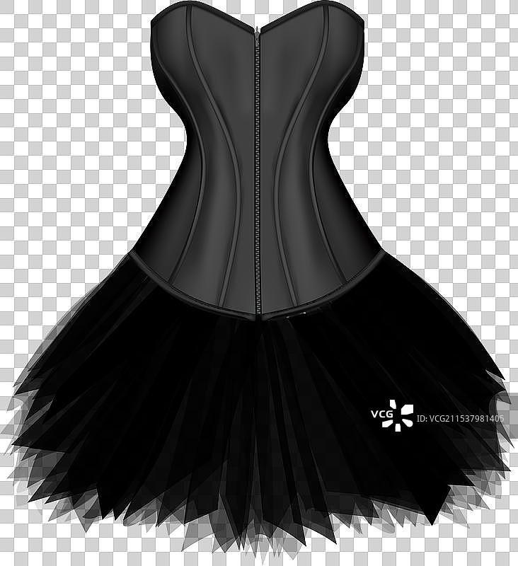 性感女性穿着紧身胸衣裙图片素材