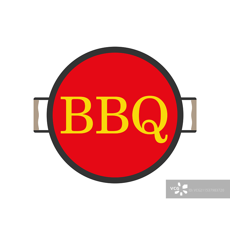 烧烤标志和图标图片素材