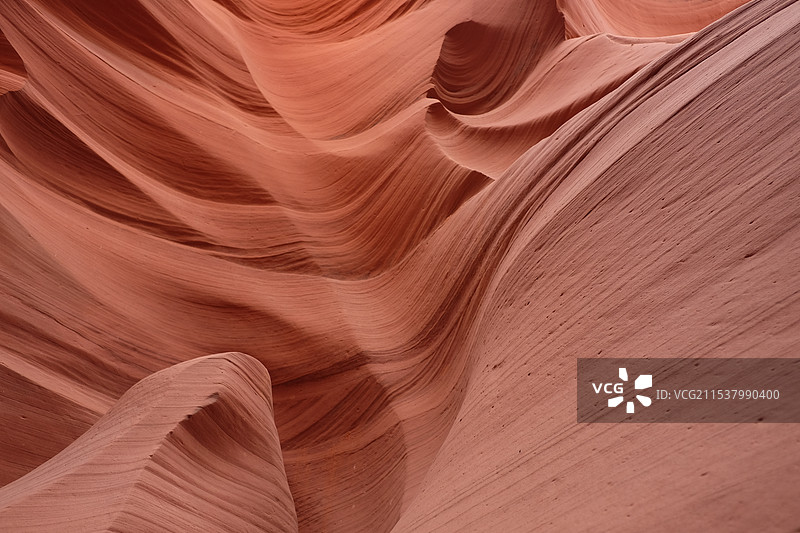 雄伟的羚羊彩穴，壮观的自然狭缝峡谷地貌图片素材