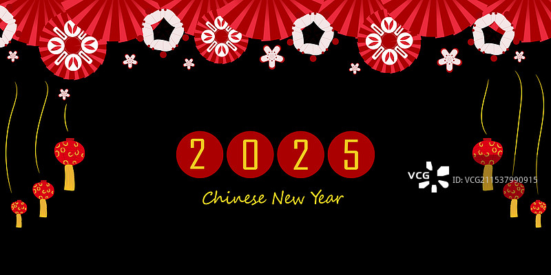 春节横幅设计图片素材