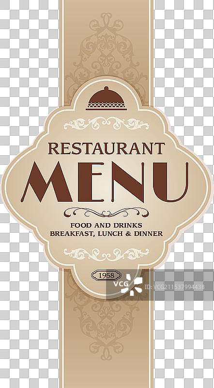 餐厅咖啡馆菜单宣传册模板图片素材