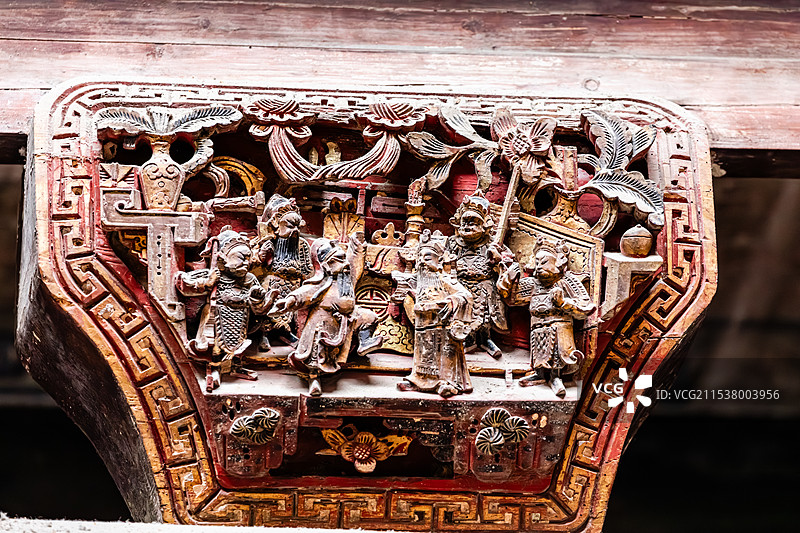 黟县，宏村，秋季风光图片素材