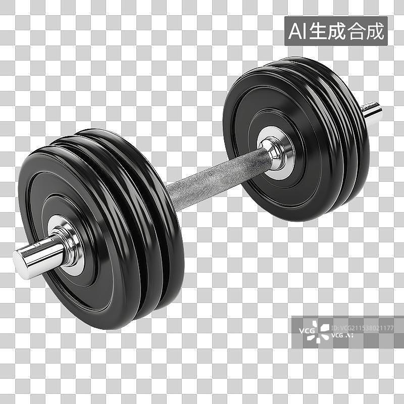 【AI数字艺术】一个哑铃图片素材