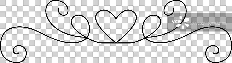 华丽的书法设计元素页面图片素材