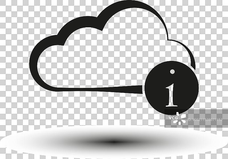 云信息图标 云数据信息图标图片素材