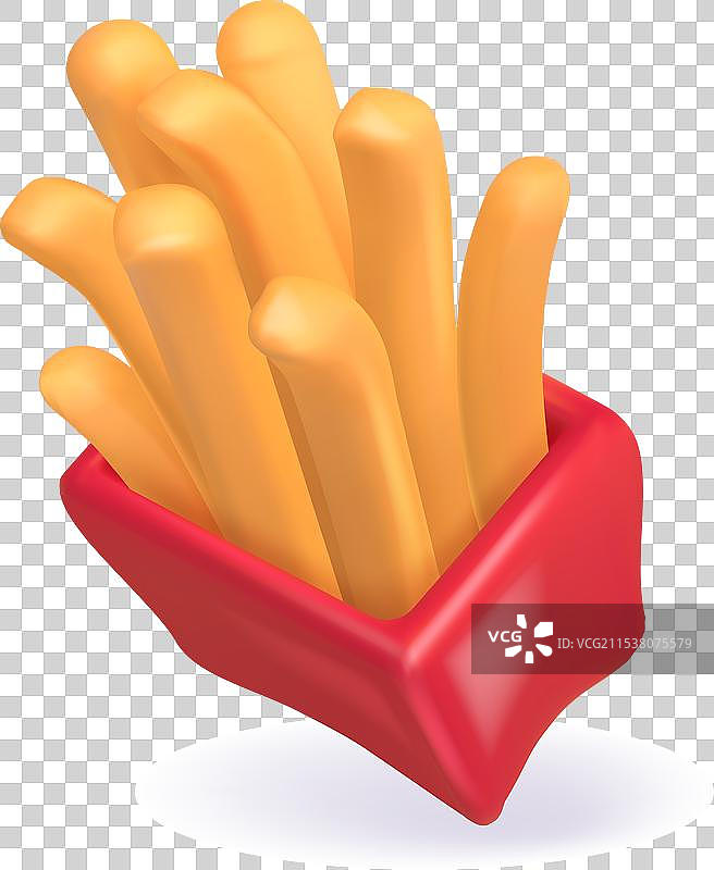 快餐3D图标图片素材