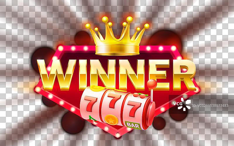 拉斯维加斯夜间老虎机获胜图标图片素材