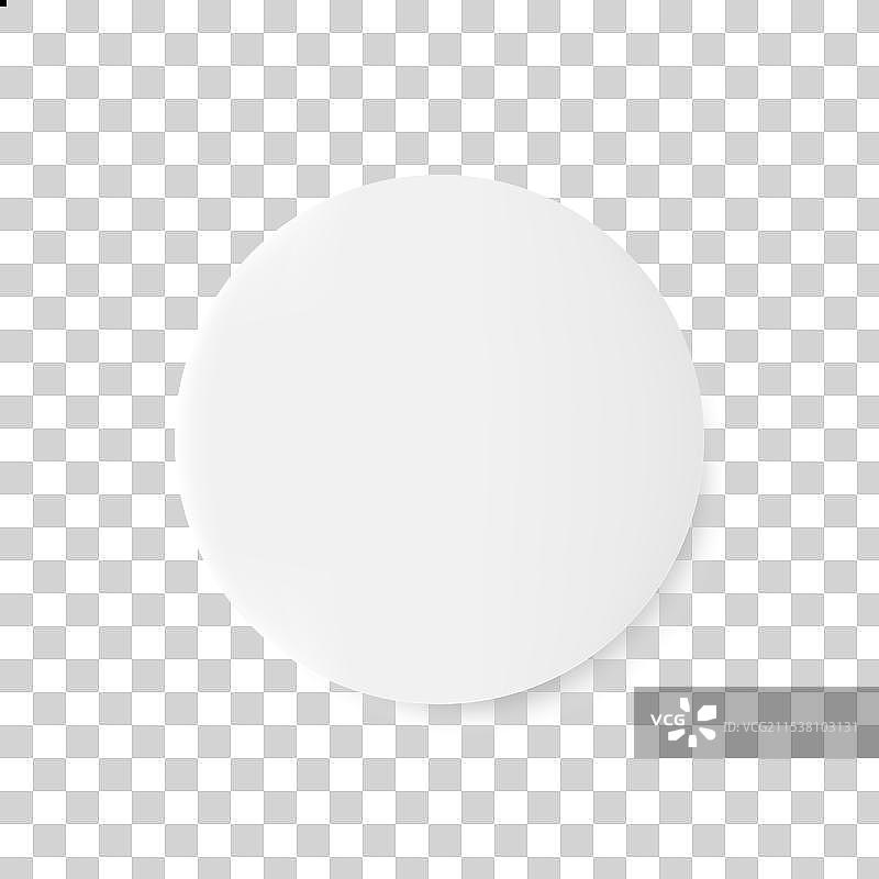 圆形画布框架图片素材