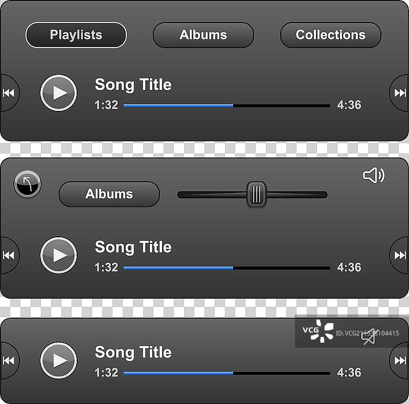 音频播放器图片素材