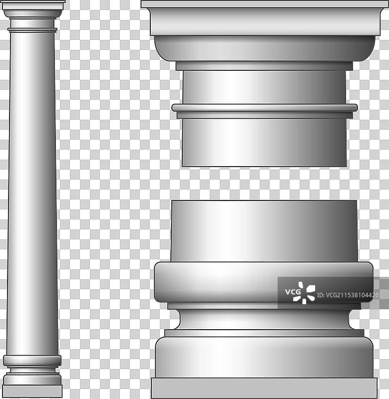 经典古代柱子图片素材