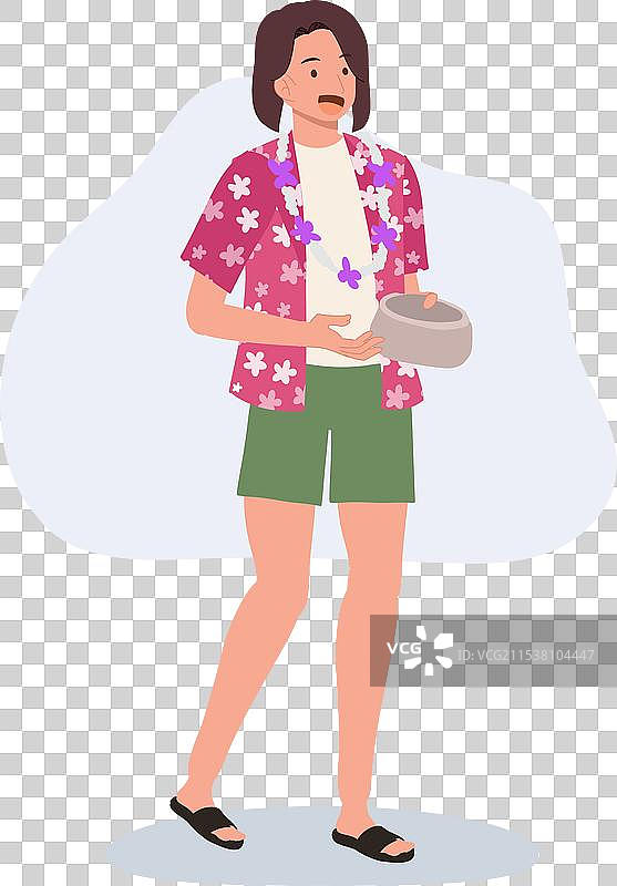 泰国文化节日宋干节图片素材